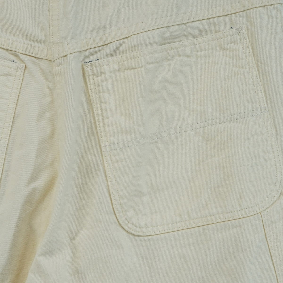 14SS 製品洗い加工 コットンツイル ワーク デニム パンツ