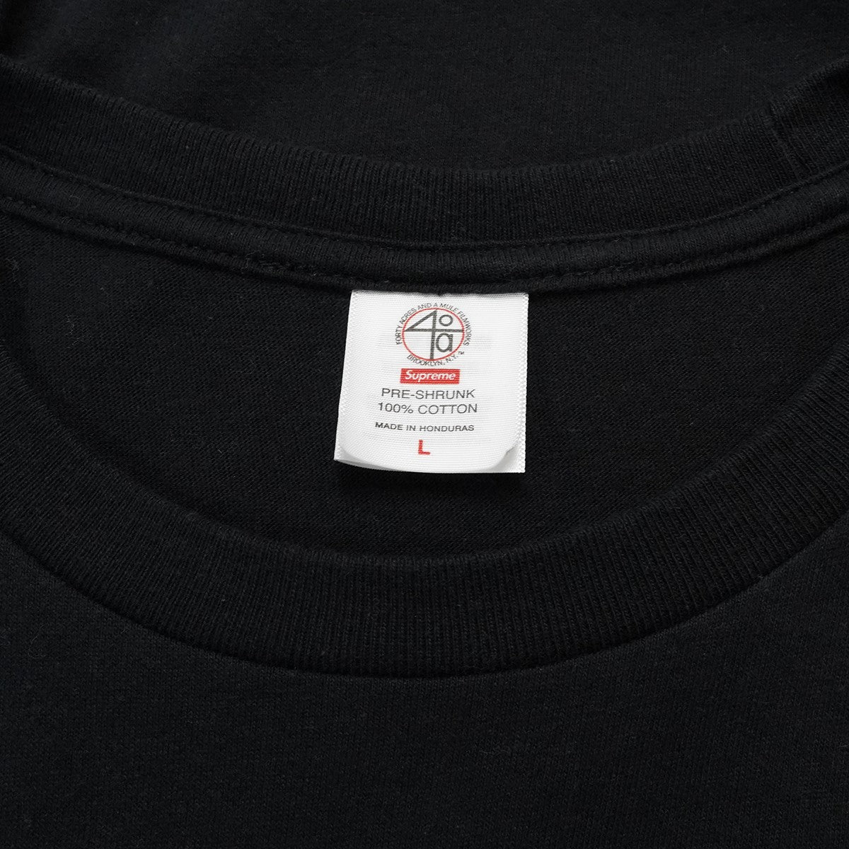 25SS 40 Acres Spike Tee スパイク・リー 40 Acres and a Mule Filmworksフォト グラフィック ロゴ バックプリント Tシャツ
