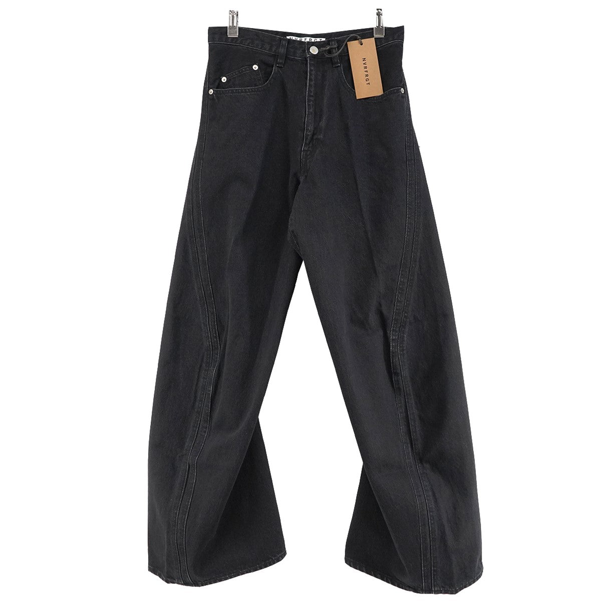 25SS 3D TWISTED WIDE LEG JEANSウォッシュ加工 立体裁断 ツイストパターン ワイド ジーンズ デニム パンツ