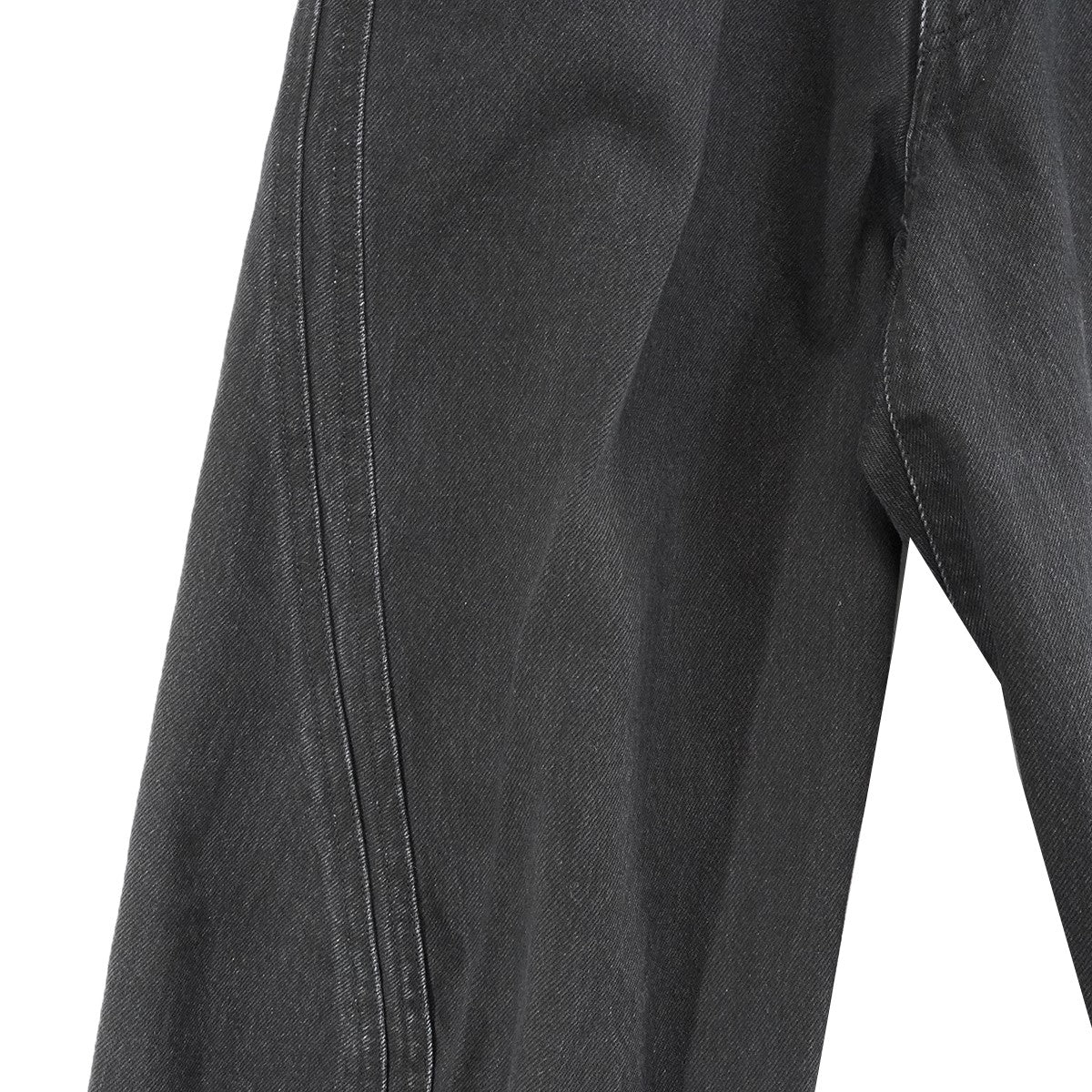 25SS 3D TWISTED WIDE LEG JEANSウォッシュ加工 立体裁断 ツイストパターン ワイド ジーンズ デニム パンツ