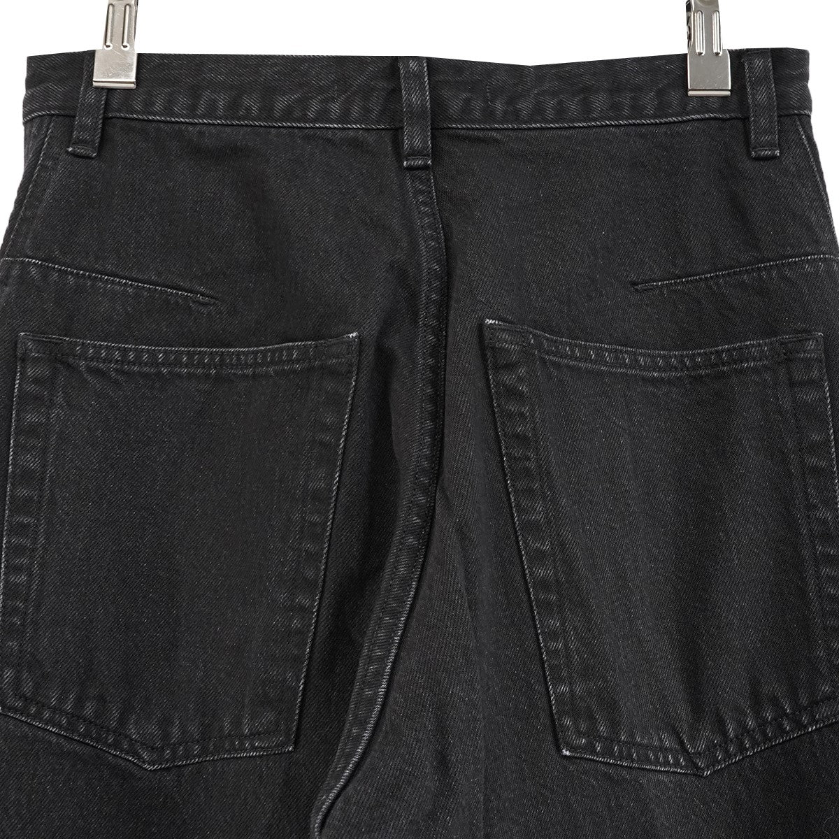 25SS 3D TWISTED WIDE LEG JEANSウォッシュ加工 立体裁断 ツイストパターン ワイド ジーンズ デニム パンツ