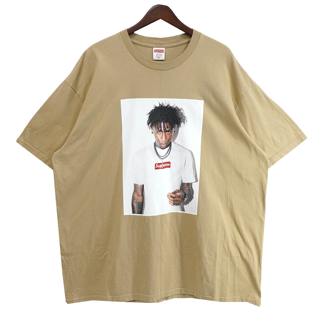 23AW NBA Youngboy Teeエヌビーエー ヤングボーイ ボックスロゴ フォト RAP Tee ラップ ラッパー Tシャツ