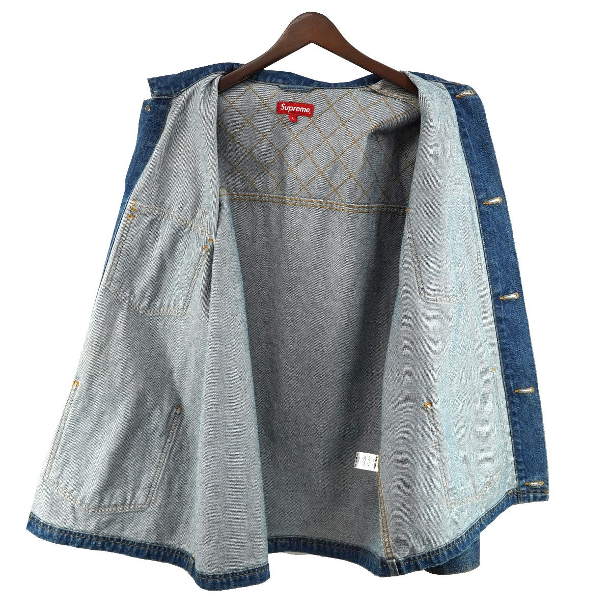 18AW Diamond Stitch Denim Chore Coatロゴ ダイヤモンド スティッチ デニム チョア コア コート ジャケット