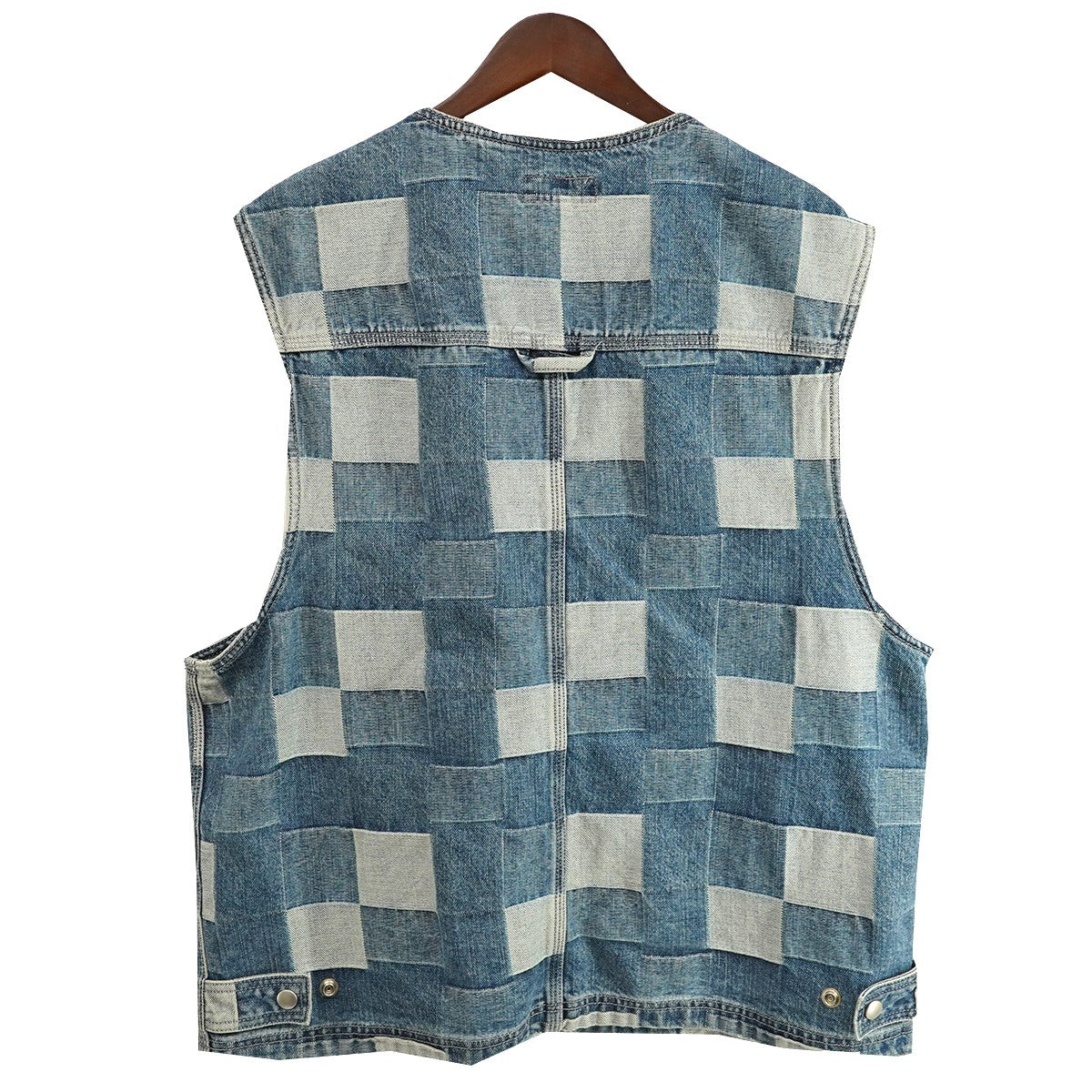 21SS Patched Denim Vestロゴ パッチ デニム ベスト