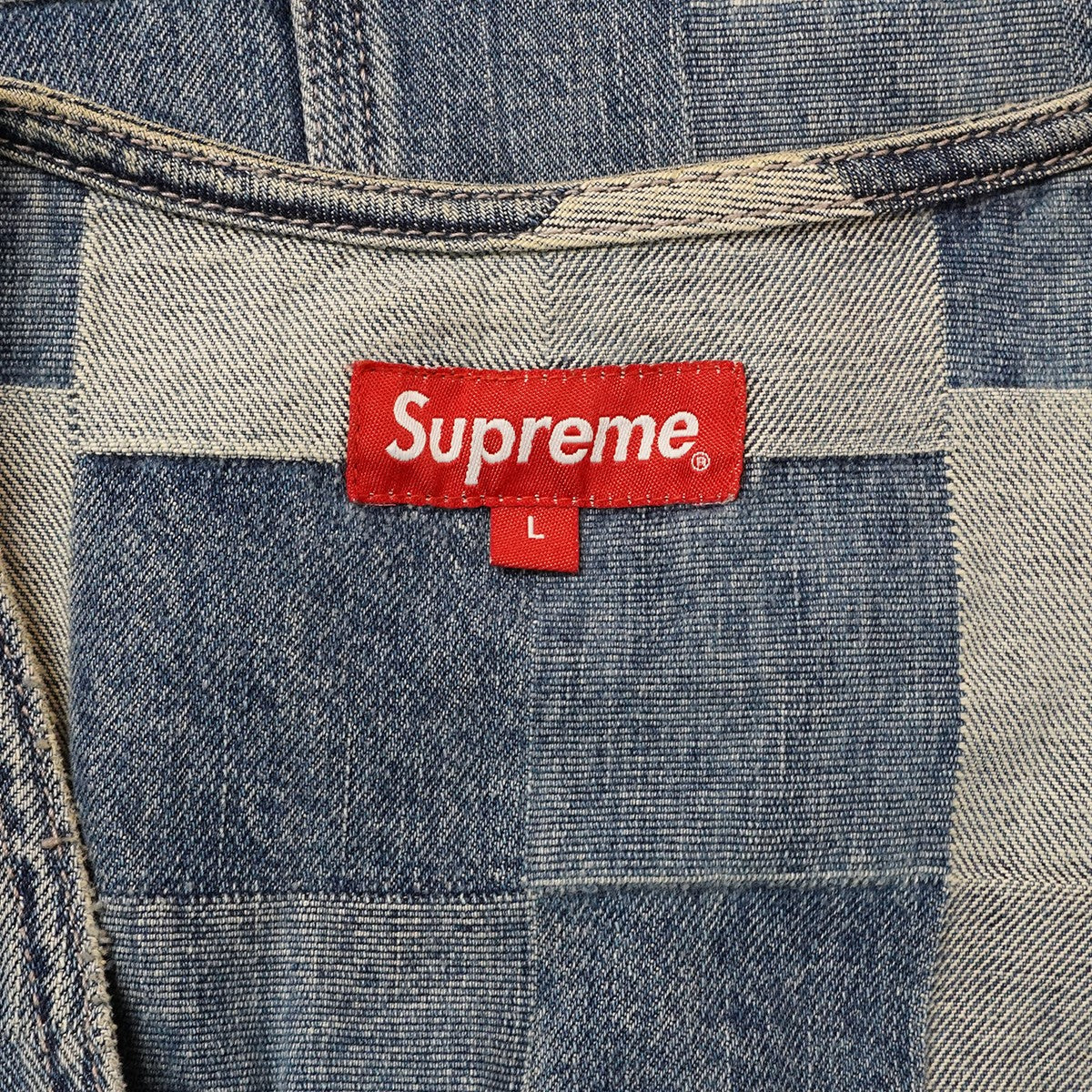 21SS Patched Denim Vestロゴ パッチ デニム ベスト