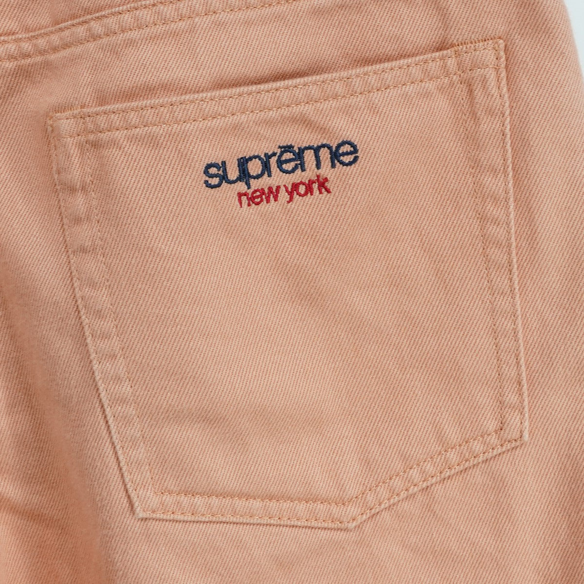 24SS Baggy Denim Shortクラシック ロゴ バギー ワイド デニム ショーツ ハーフパンツ