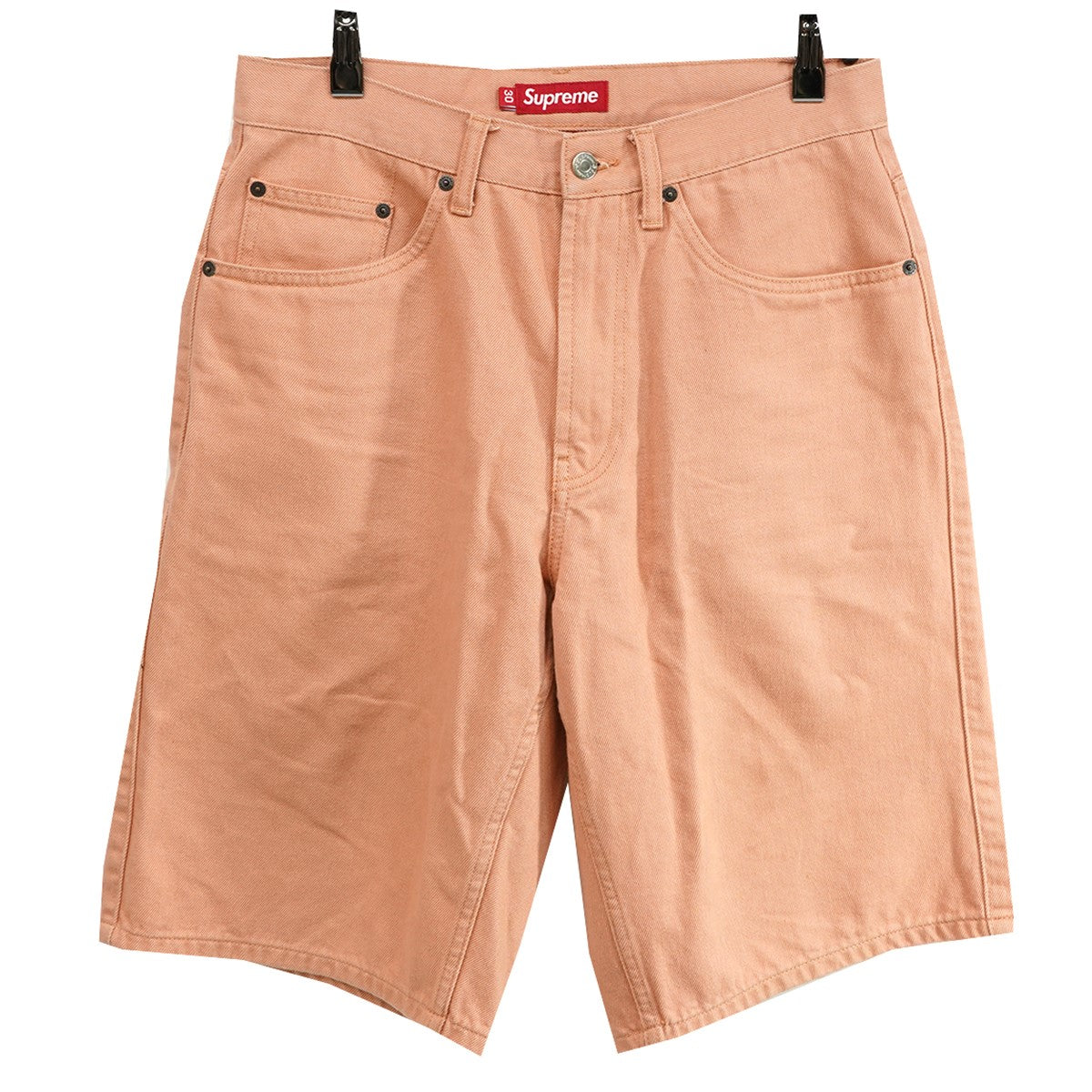 24SS Baggy Denim Shortクラシック ロゴ バギー ワイド デニム ショーツ ハーフパンツ