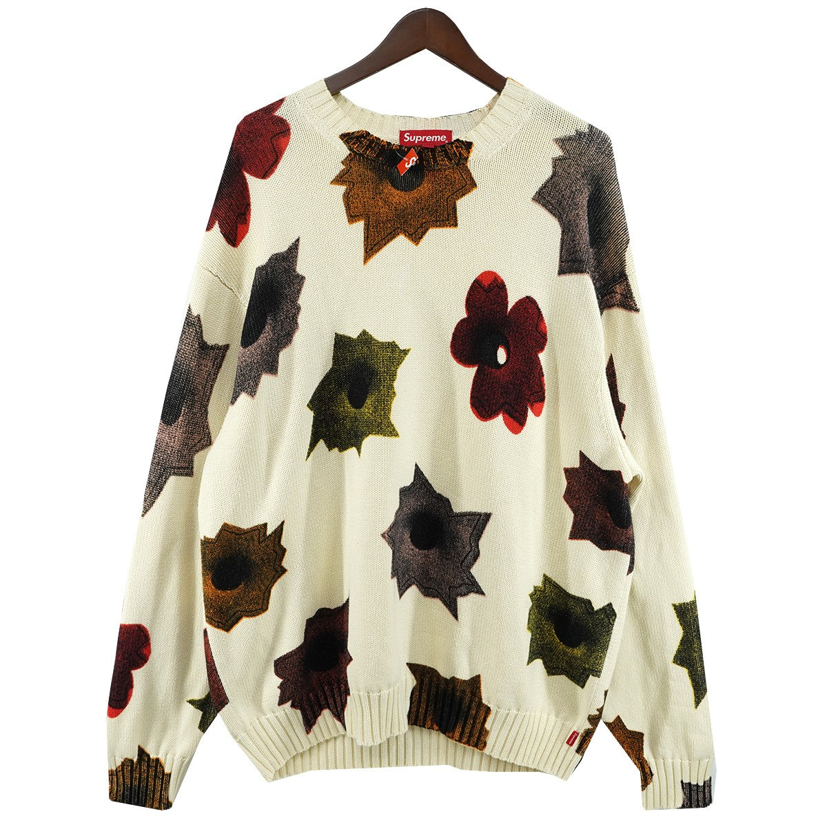 22SS Nate Lowman Sweaterネイトローマン バレットホール コットン ニット セーター