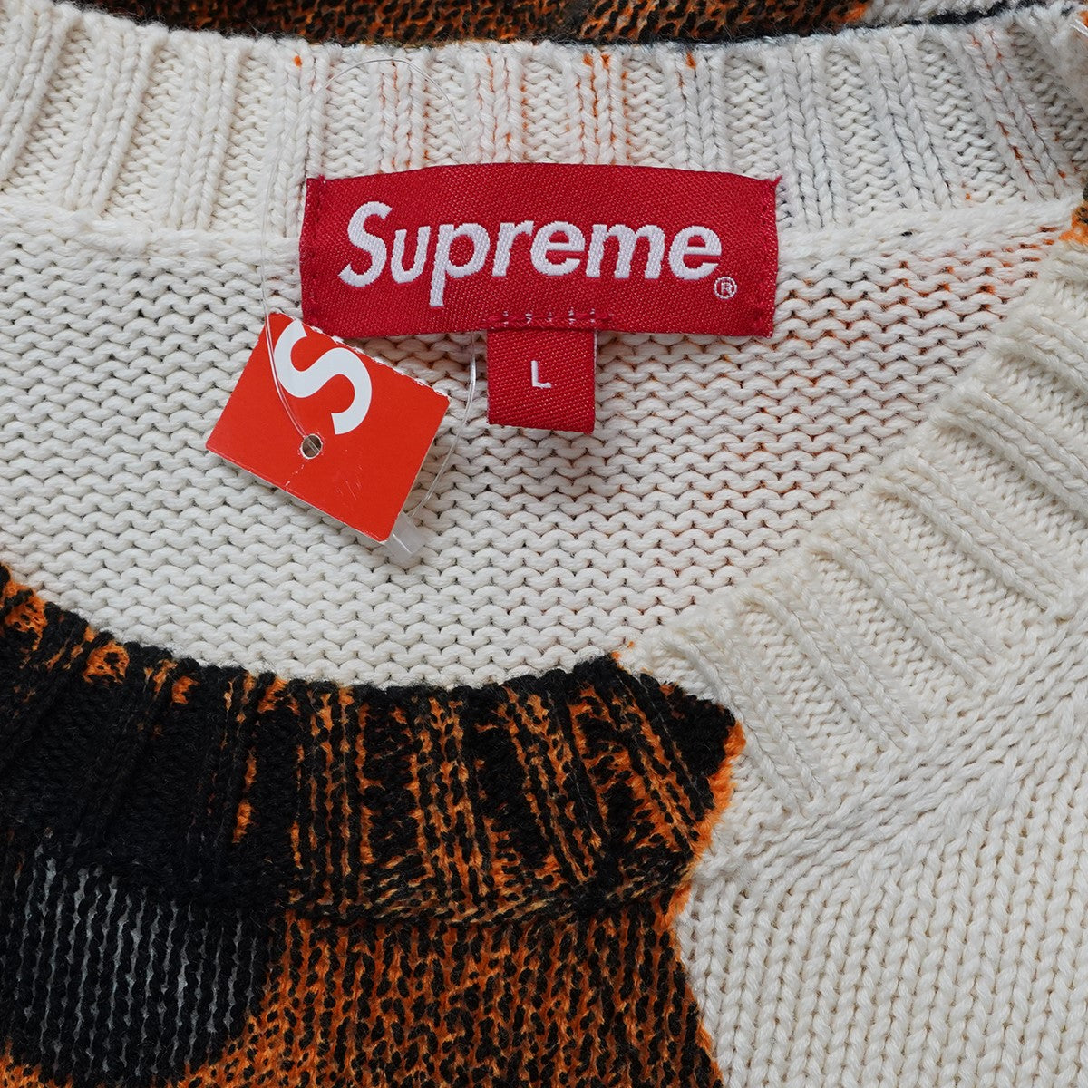 22SS Nate Lowman Sweaterネイトローマン バレットホール コットン ニット セーター