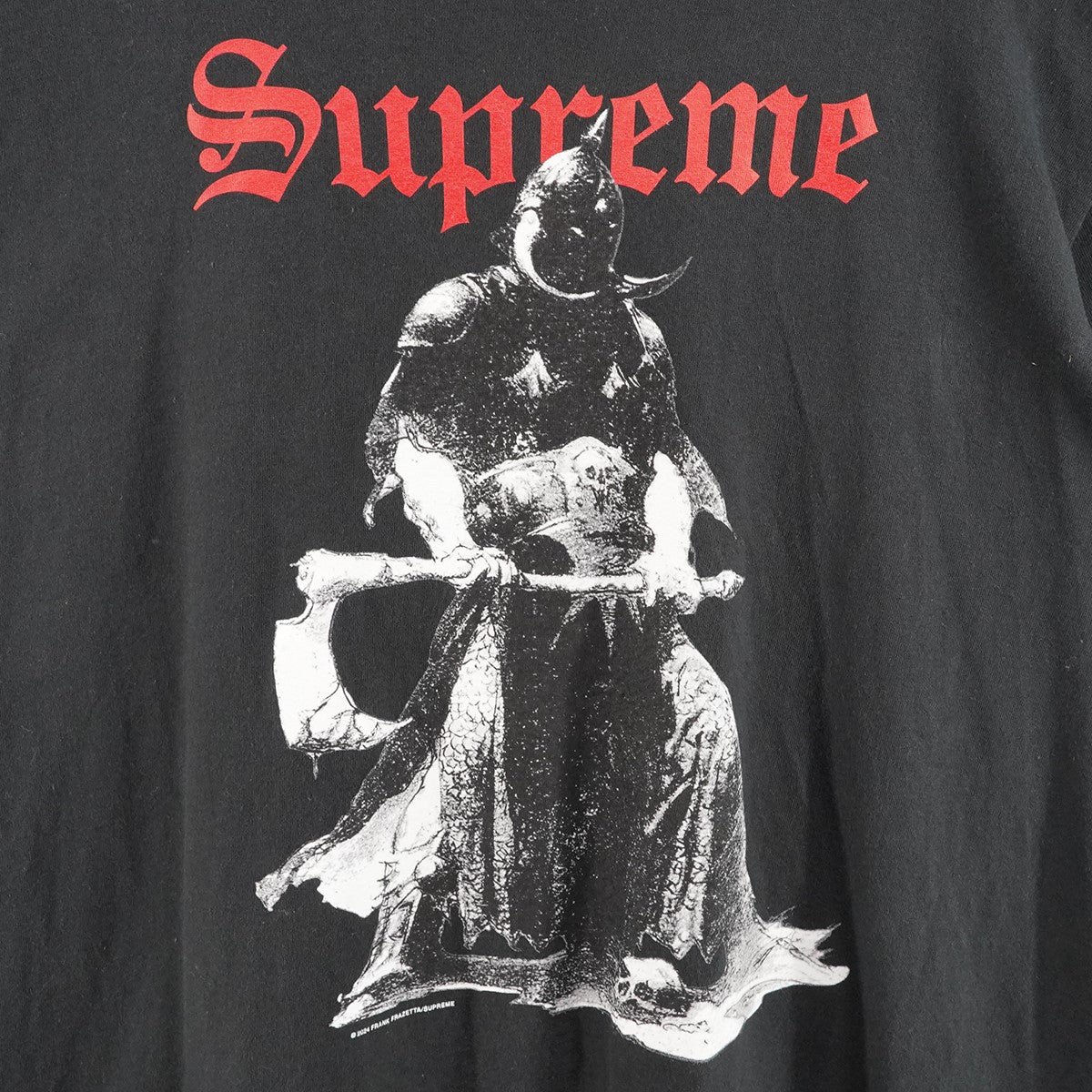 24AW Frank Frazetta Destruction Teeロゴ フランクフラゼッタ デストラクション Tシャツ