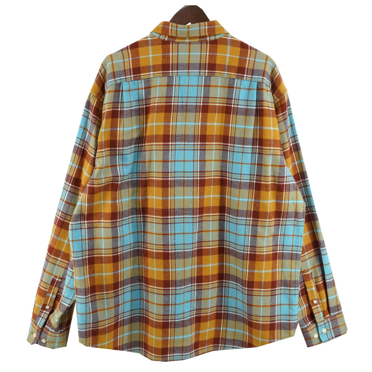 22AW Plaid Flannel Shirt ロゴ チェック プレイド フランネル シャツ