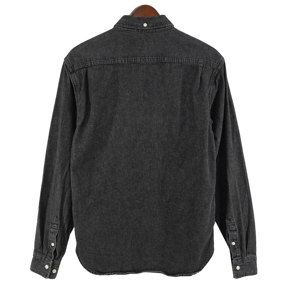 18SS Denim Shirt 左袖 アームロゴデニムシャツ
