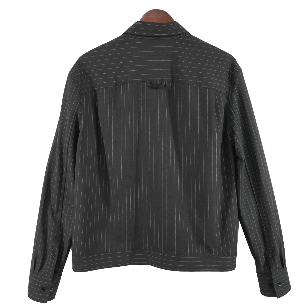 21SS Loose Blouson Fit - Man’s Woven Pinstripe Shirt Jacketピンストライプ シャツジャケット