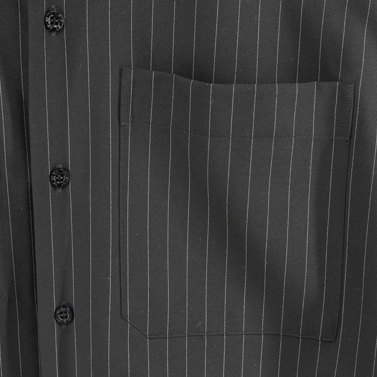 21SS Loose Blouson Fit - Man’s Woven Pinstripe Shirt Jacketピンストライプ シャツジャケット
