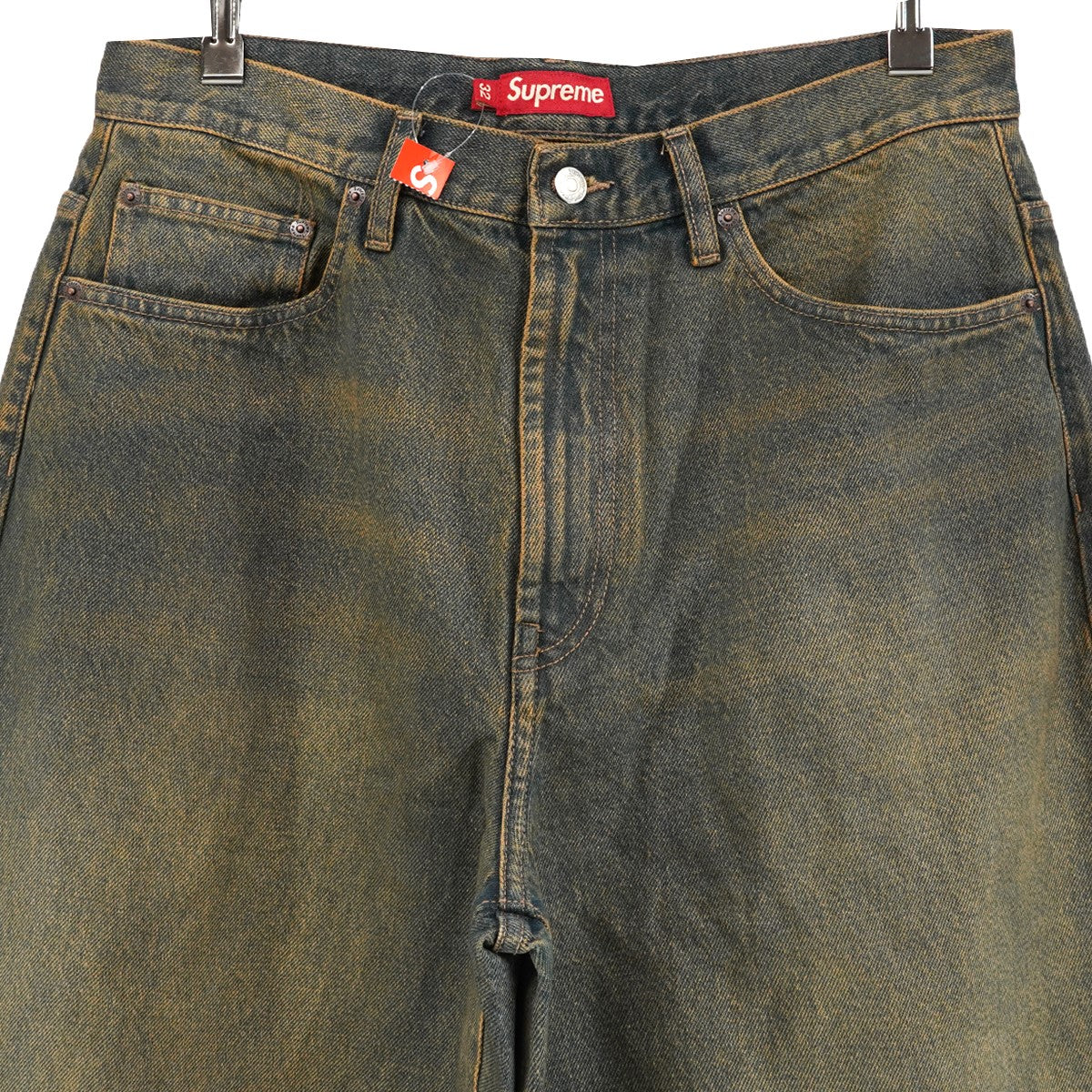 26AW Baggy Jean Dirty Indigoクラシック ロゴ ダーティ インディゴ  バギー ジーンズ 加工 デニムパンツ