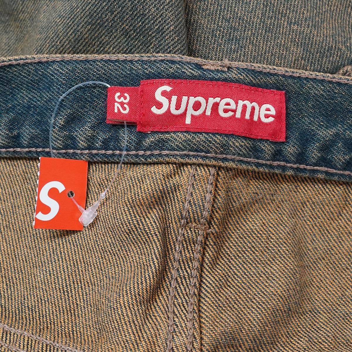 26AW Baggy Jean Dirty Indigoクラシック ロゴ ダーティ インディゴ  バギー ジーンズ 加工 デニムパンツ