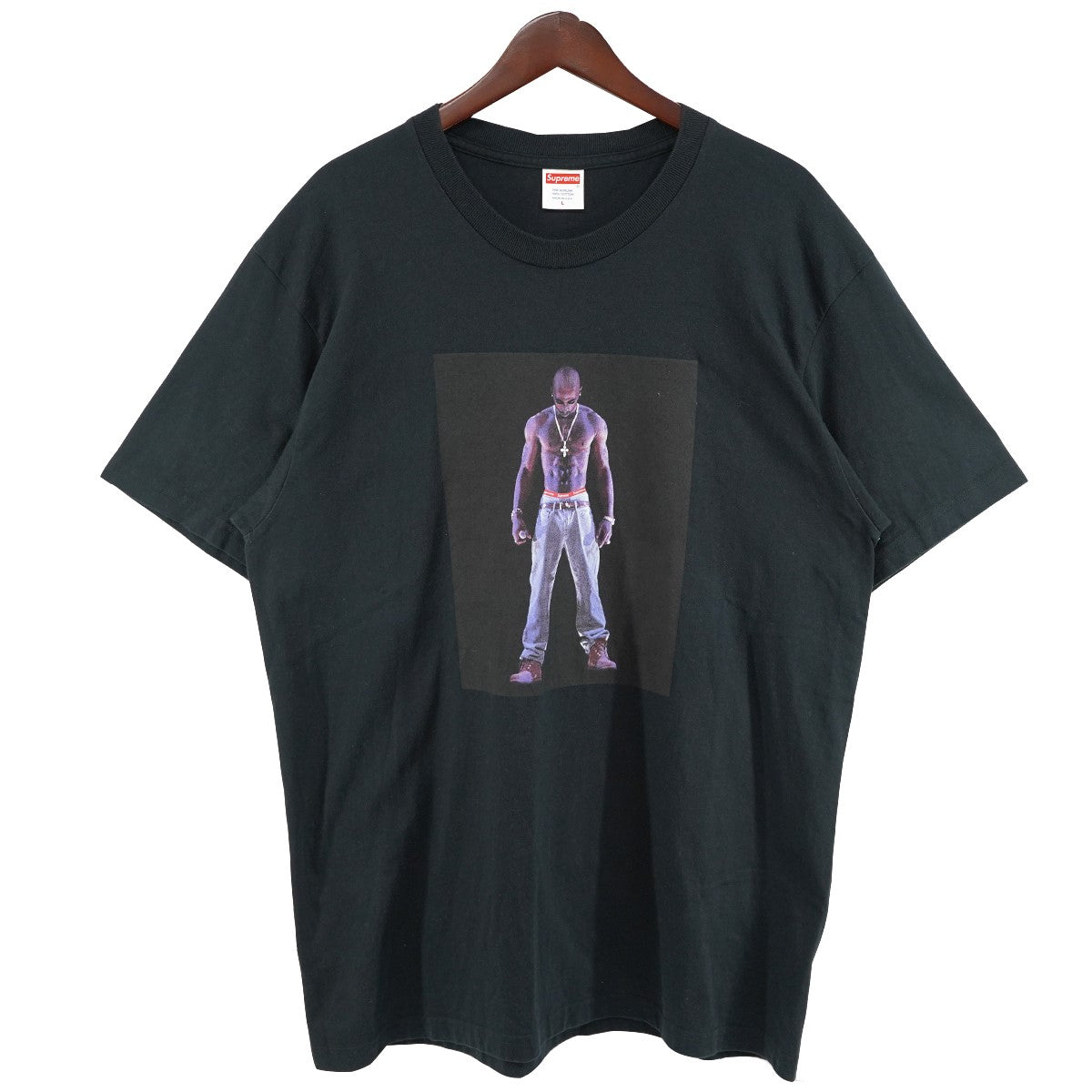 20SS Tupac Hologram Tee 2PACツーパック ロゴ ホログラム フォト Tシャツ
