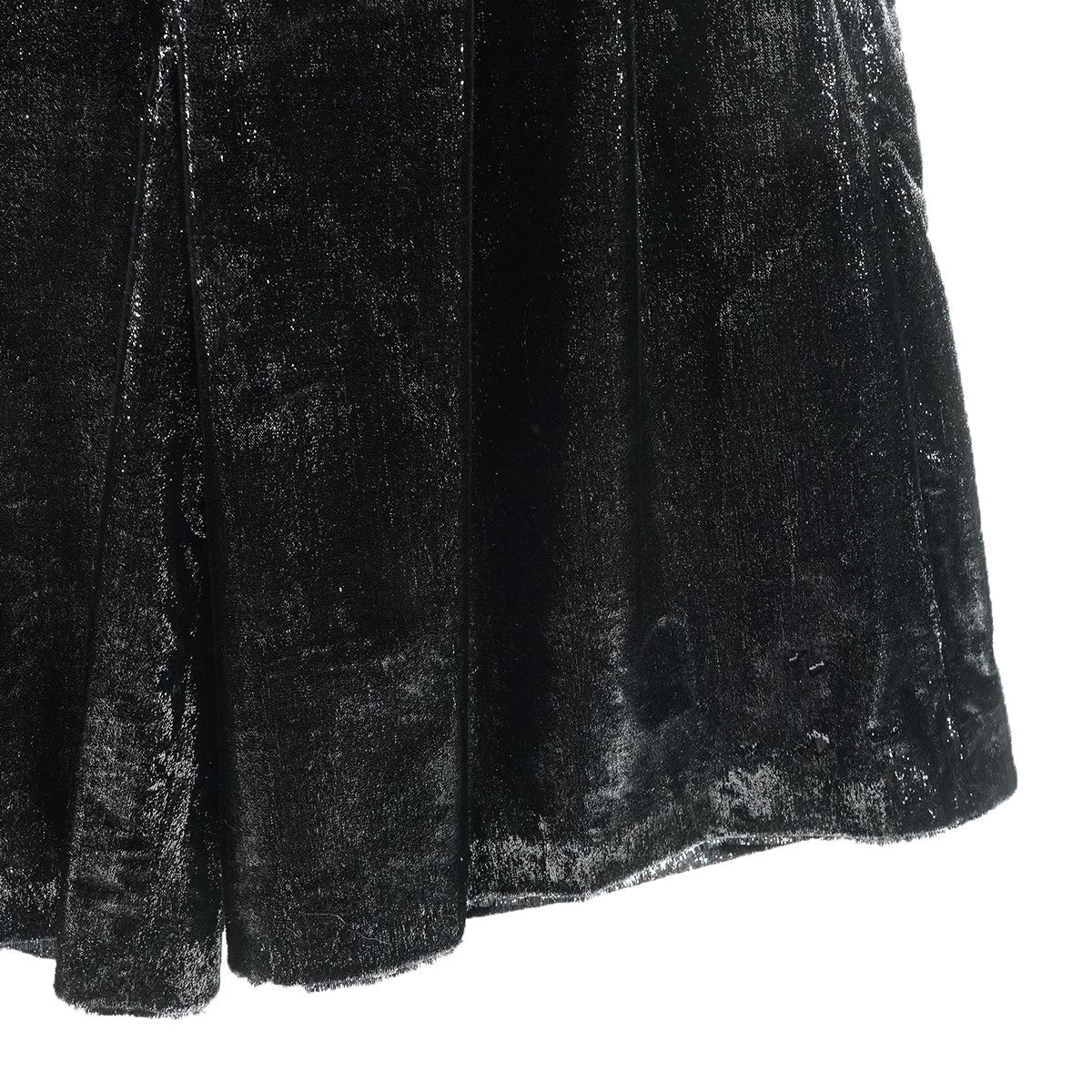 26AW ナイロン／エステルベルベット ショーツ ワイド ベロア ハーフパンツ