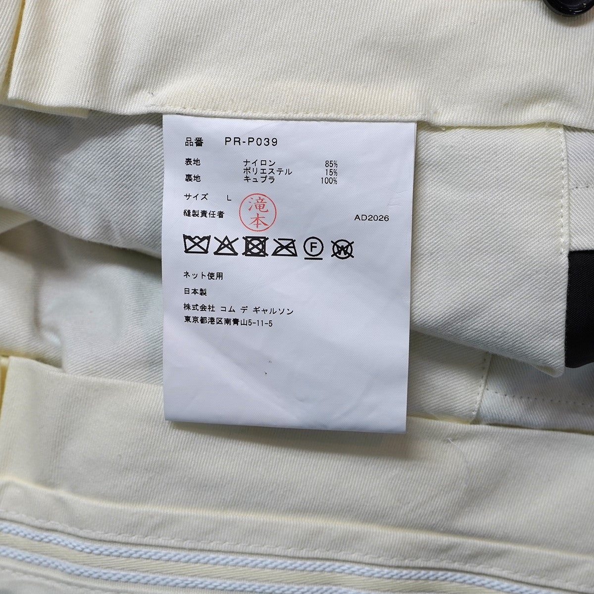 26AW ナイロン／エステルベルベット ショーツ ワイド ベロア ハーフパンツ