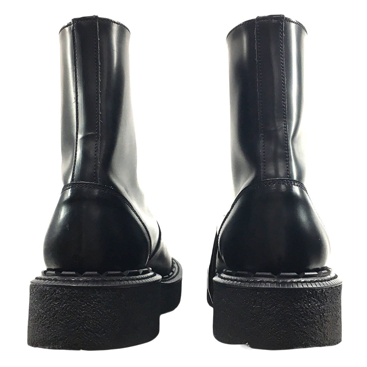 26AW HOMME PLUS x GEORGE COX Zip Front Bootsレザー フロント センタージップ ブーツ 靴