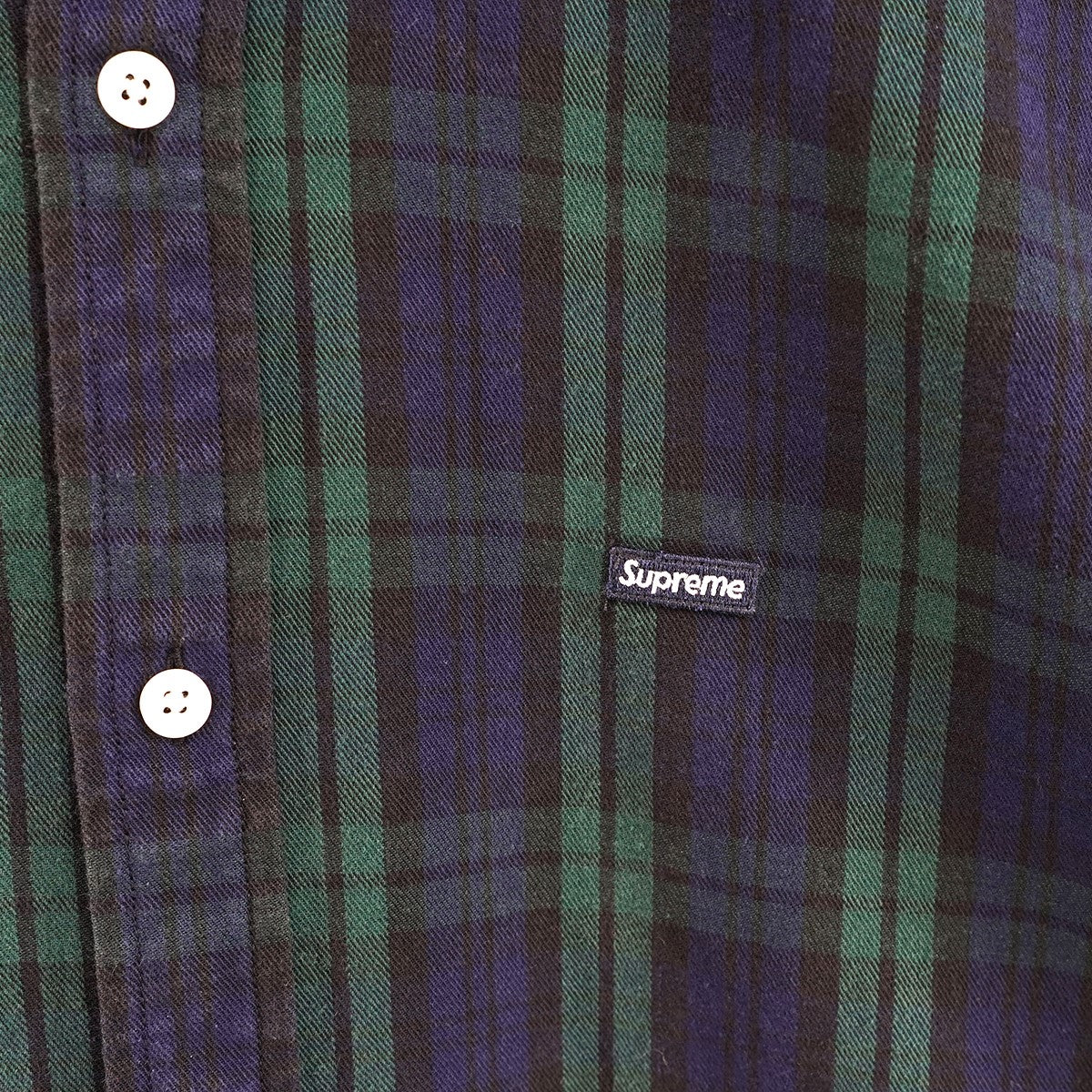 26AW Small Box Shirt Plaidスモール ボックスロゴ チェック プレイド シャツ