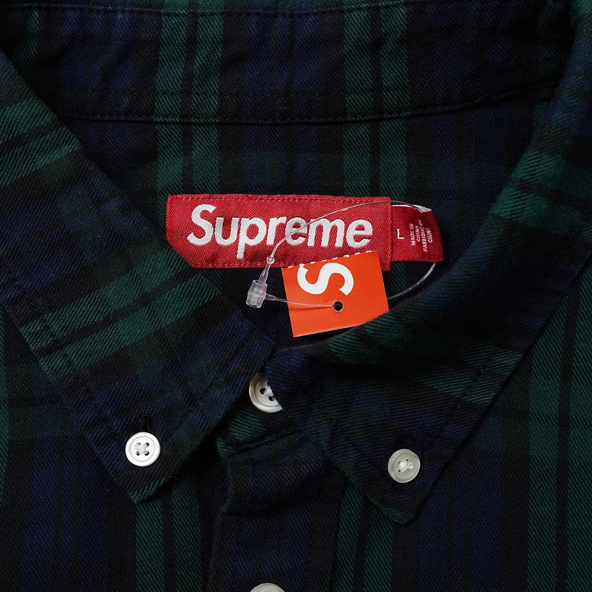 26AW Small Box Shirt Plaidスモール ボックスロゴ チェック プレイド シャツ