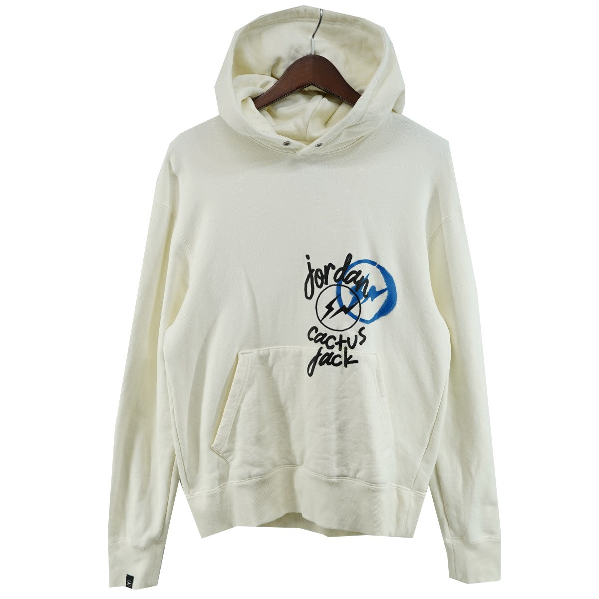 TRAVIS SCOTT×JORDAN×FRAGMENT DESIGN 21AW Air Jordan Travis Scott Fragment Hoodieコラボ ロゴ トラヴィススコット フラグメント フーディー パーカー 古着・中古-2枚目のアイテム画像