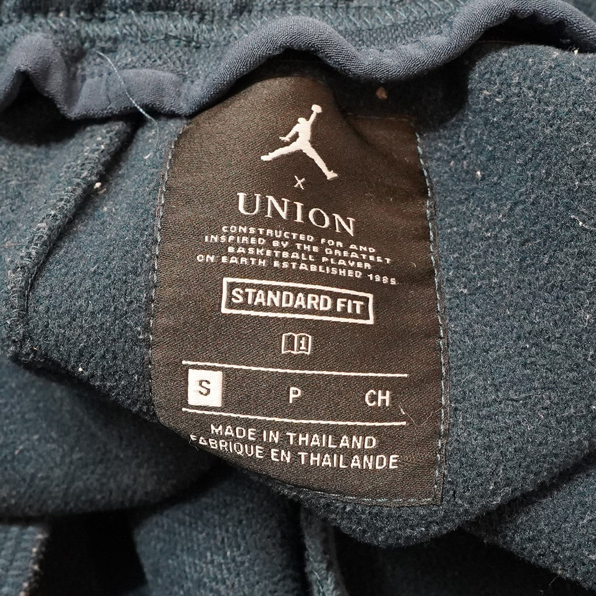 JORDAN X UNION SWEATPANTSコラボ パッチ ワッペン ロゴ イージー パンツ