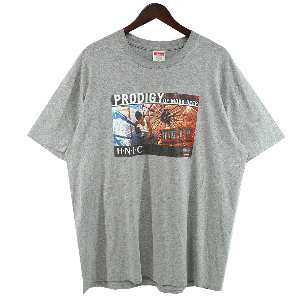 21SS HNIC Tee  Mobb Deep Prodigyモブ ディープ プロディジー ロゴ ラッパー RAP Tシャツ