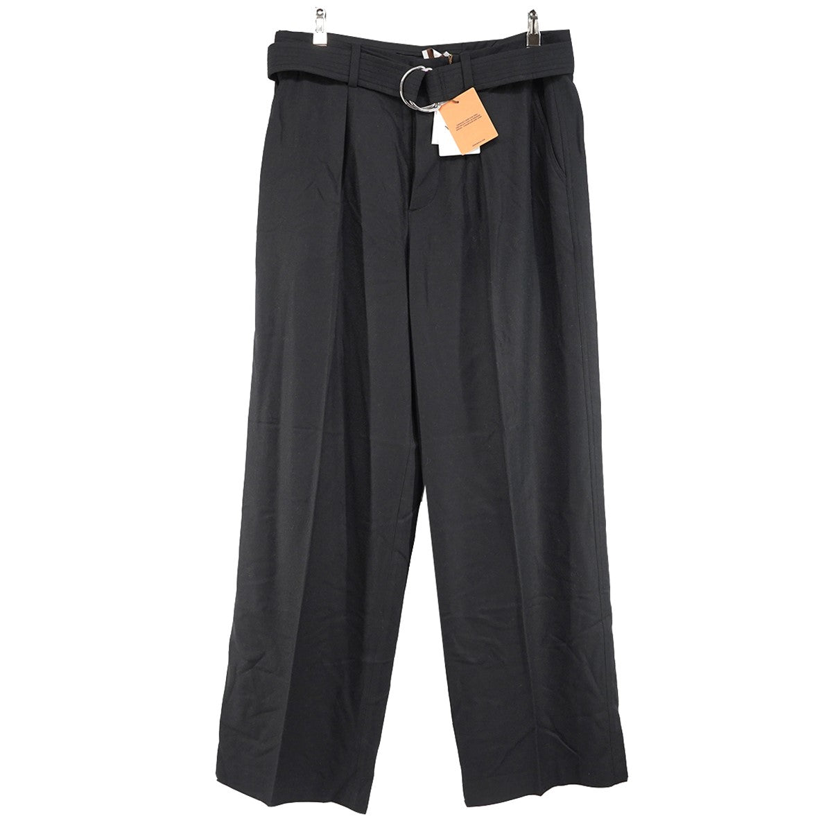 nanushka 22AW BENTO ／ BAGGY FLARE TROUSERSベント ウール混 ベルト付き バギー ワイド フレア トラウザーズ パンツ 古着・中古-1枚目のアイテム画像