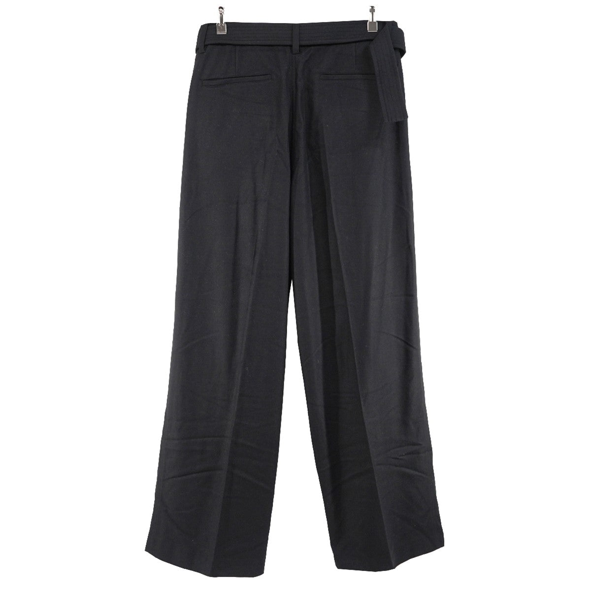 nanushka 22AW BENTO ／ BAGGY FLARE TROUSERSベント ウール混 ベルト付き バギー ワイド フレア トラウザーズ パンツ 古着・中古-3枚目のアイテム画像