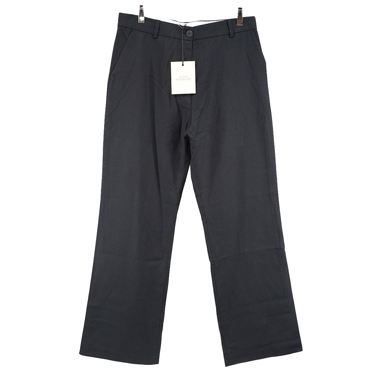 CORBU SLIM FLARE PANT RAISED COTTON TWILLスリム フレアパンツ