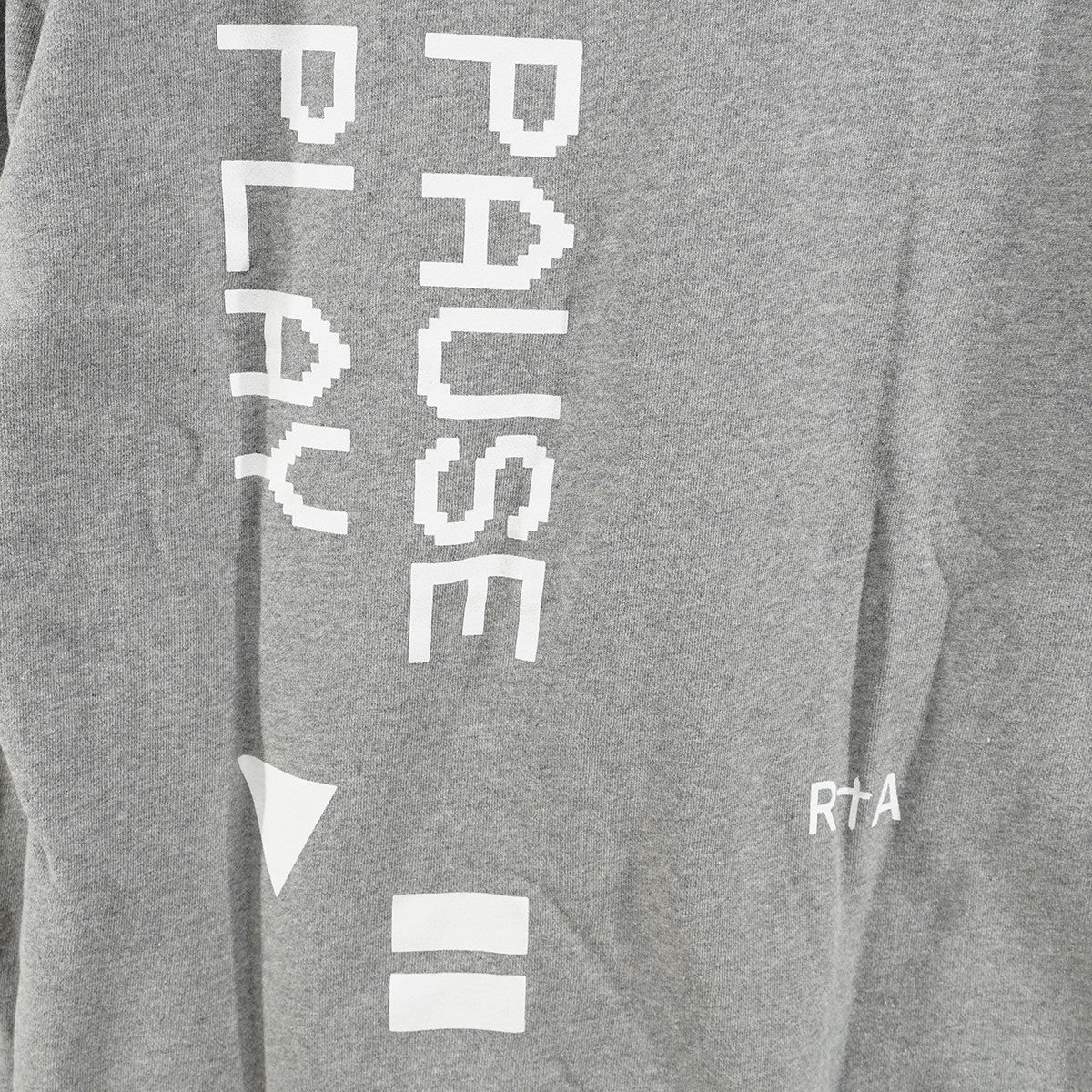 Pause Play Graphic Cotton Sweatshirtロゴ ポーズ グラフィック スウェット トレーナー