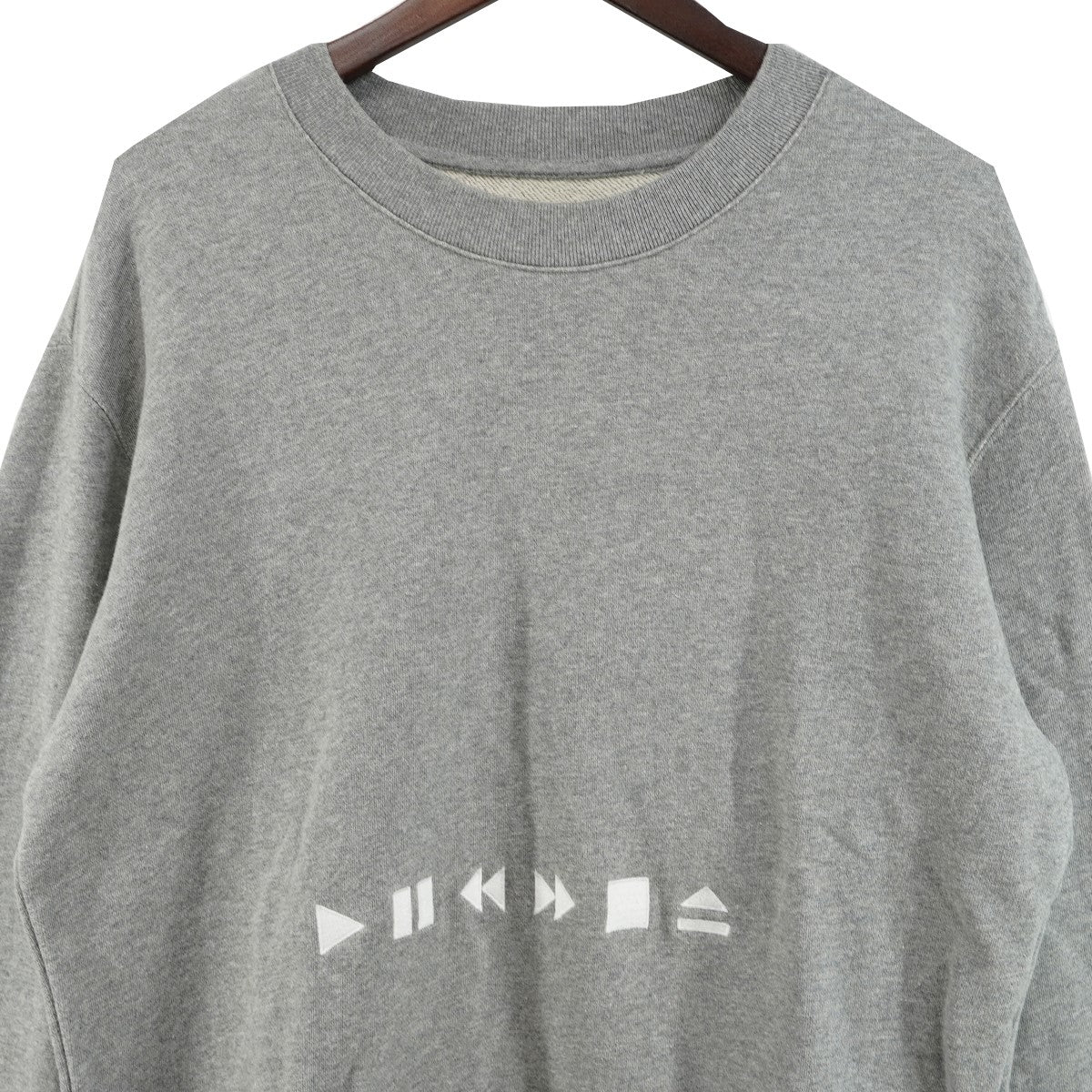Pause Play Graphic Cotton Sweatshirtロゴ ポーズ グラフィック スウェット トレーナー