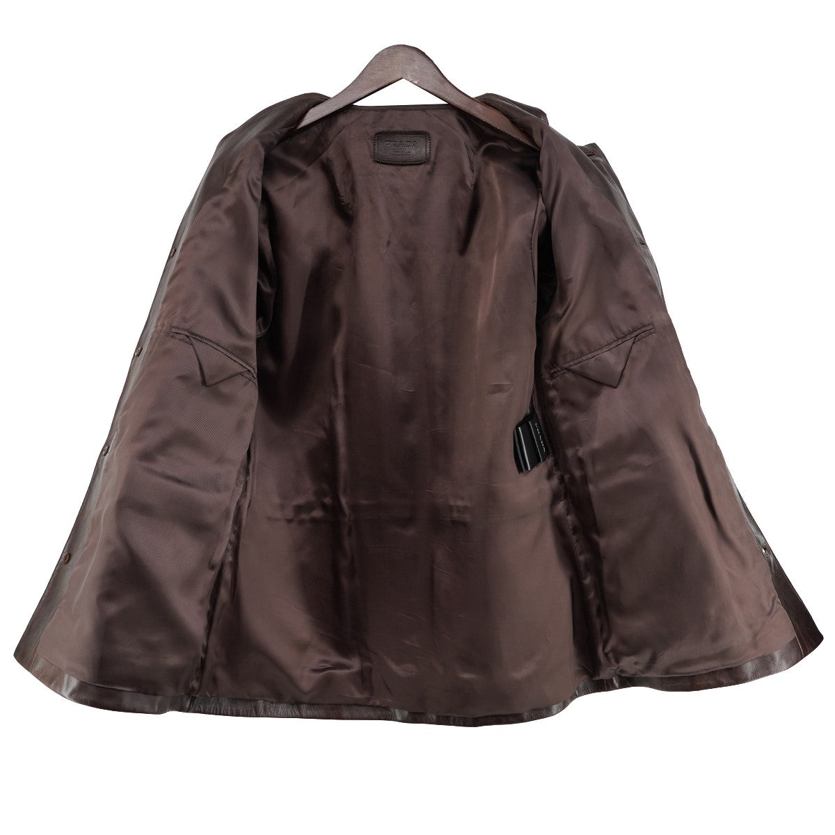 24AW Leather Blouson Jacket ヴィンテージ Vintage エイジング 加工バック トライアングル パッチ レザー ブルゾン ジャケット