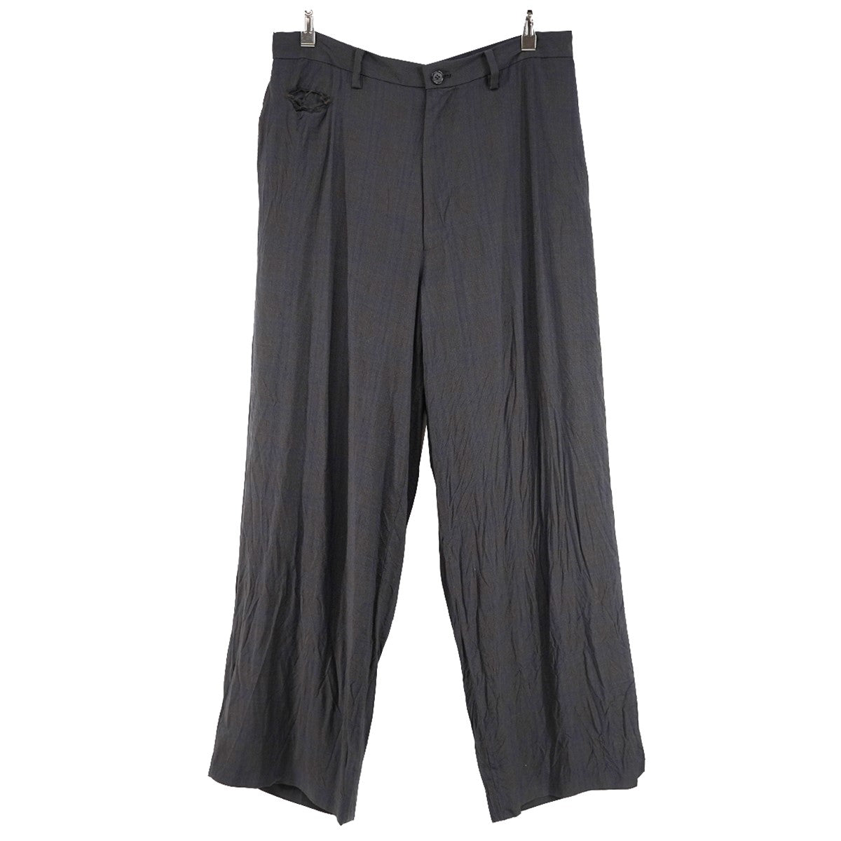 26AW  Ermenegildo Zegna社製TRAVELLER 塩縮 ウール JQ オーバーサイズ トラウザース パンツ
