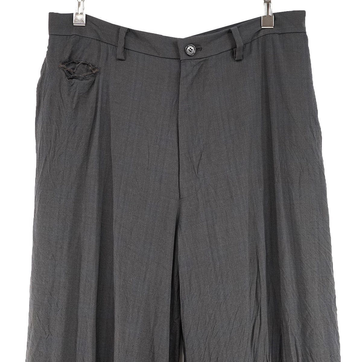26AW  Ermenegildo Zegna社製TRAVELLER 塩縮 ウール JQ オーバーサイズ トラウザース パンツ