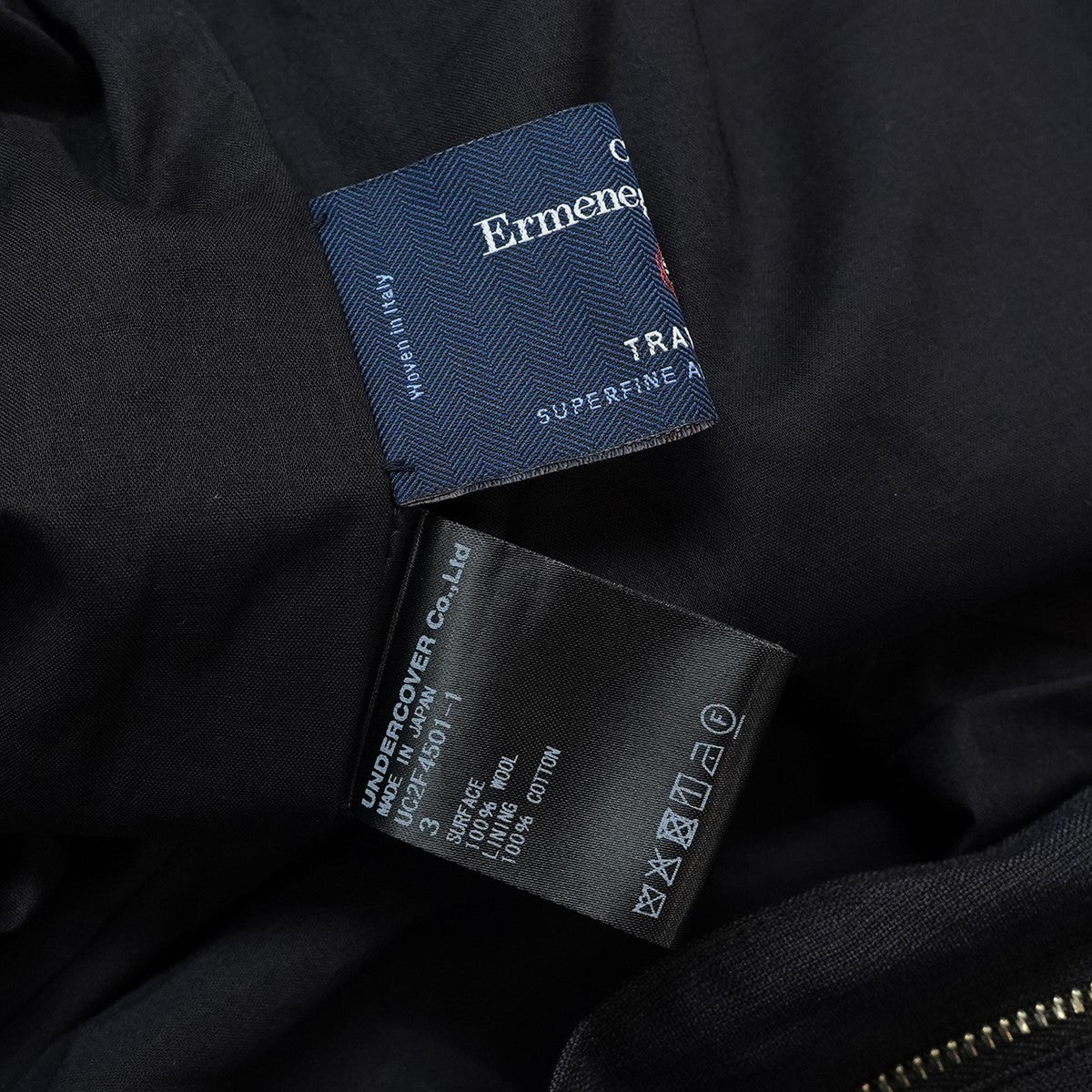 26AW  Ermenegildo Zegna社製TRAVELLER 塩縮 ウール JQ オーバーサイズ トラウザース パンツ