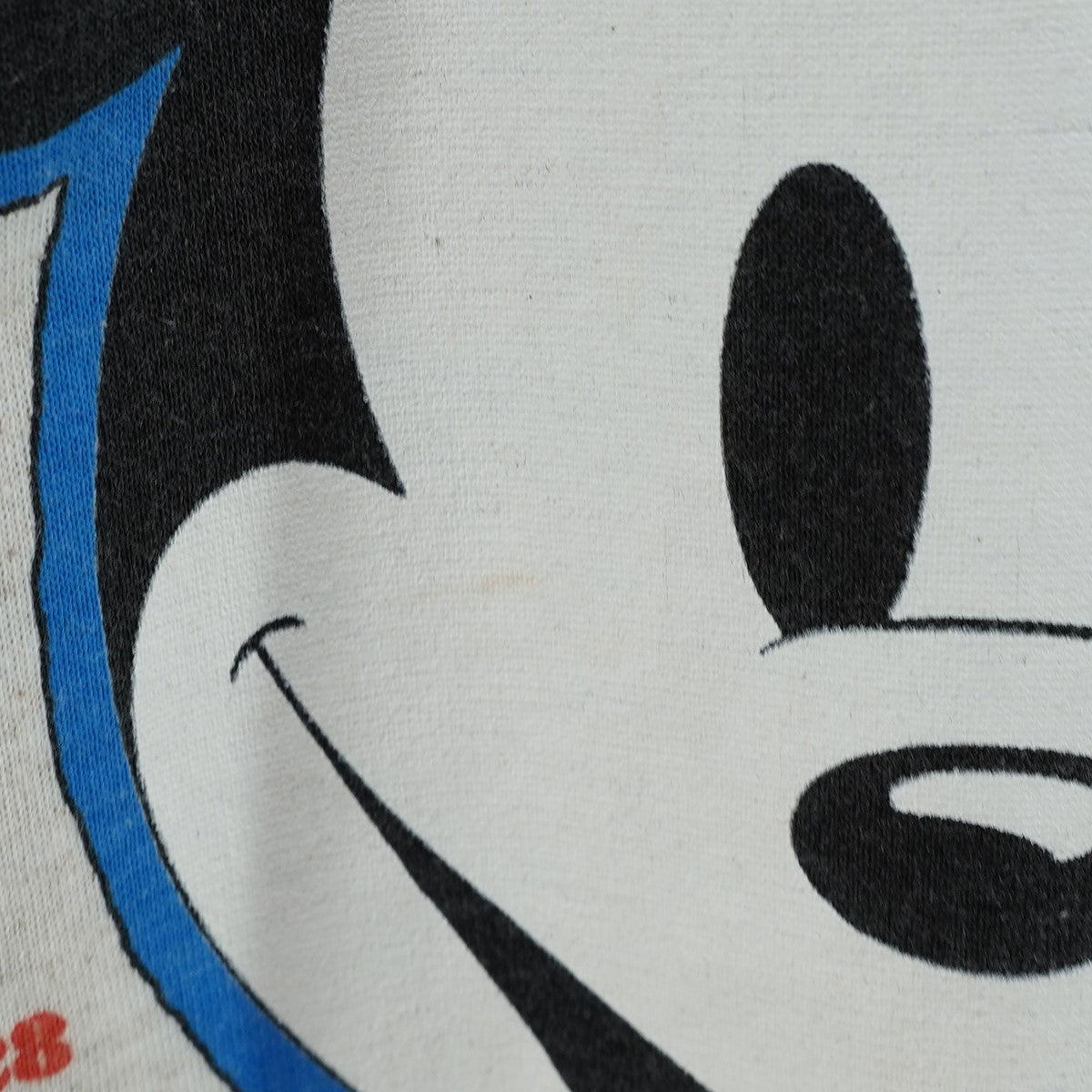 90s Disney Treasures ／ Mickey Mouse Timeline ＆ Filmography 3／4 Raglan Teeディズニー ミッキーマウス 七分袖 Tシャツ
