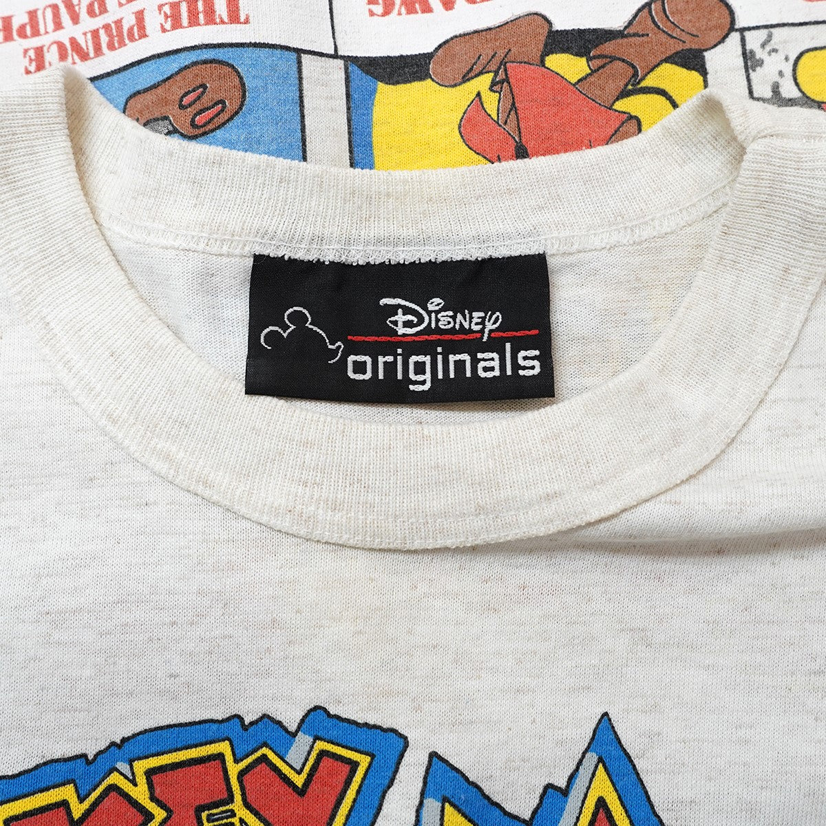 90s Disney Treasures ／ Mickey Mouse Timeline ＆ Filmography 3／4 Raglan Teeディズニー ミッキーマウス 七分袖 Tシャツ
