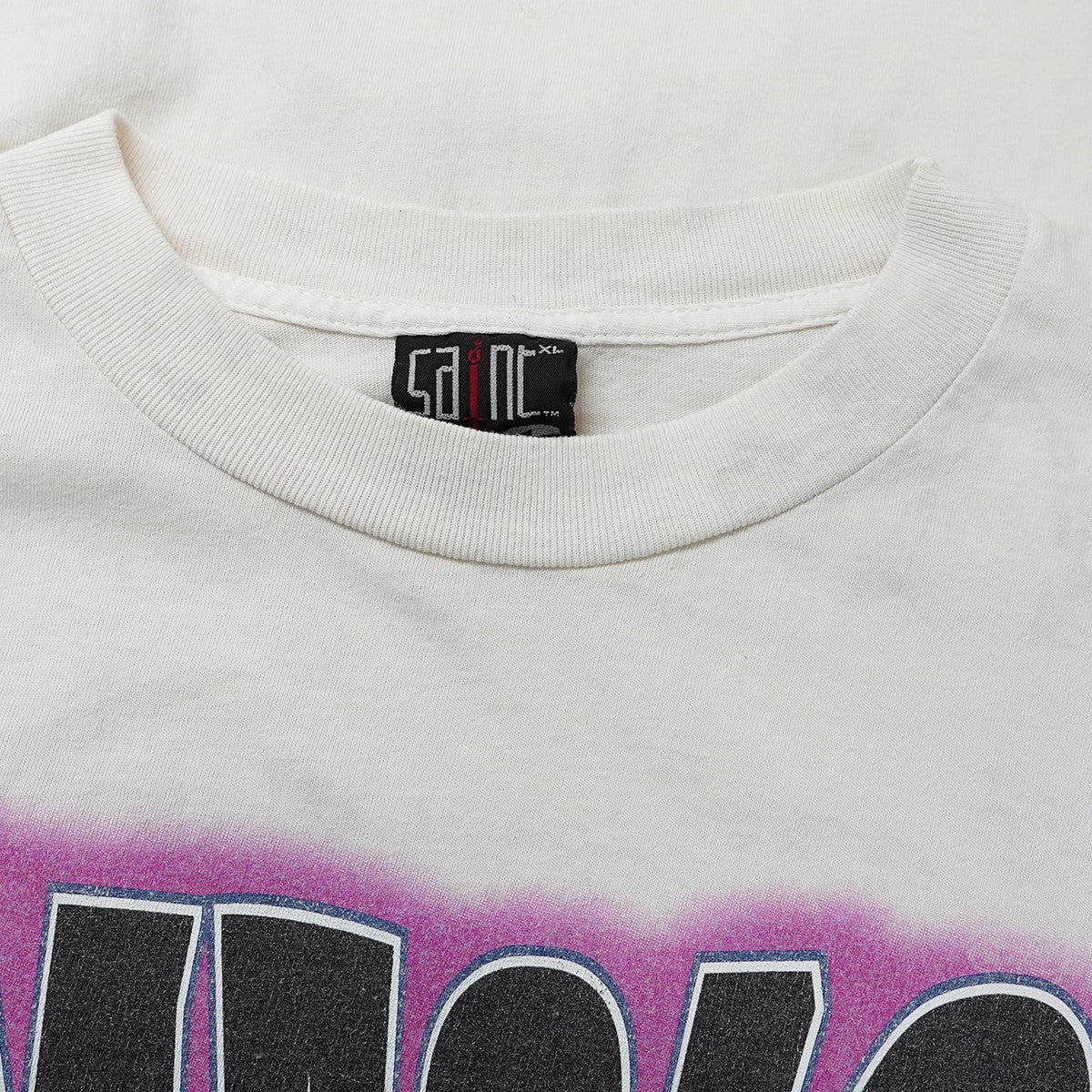 26SS S／S T-SHIRT MAGIC SAINT FLOWERヴィンテージ 加工 ロゴ Tシャツ