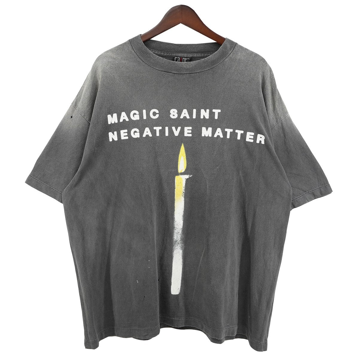 25SS SS TEE CANDLEヴィンテージ ダメージ 加工 キャンドル ロゴ Tシャツ