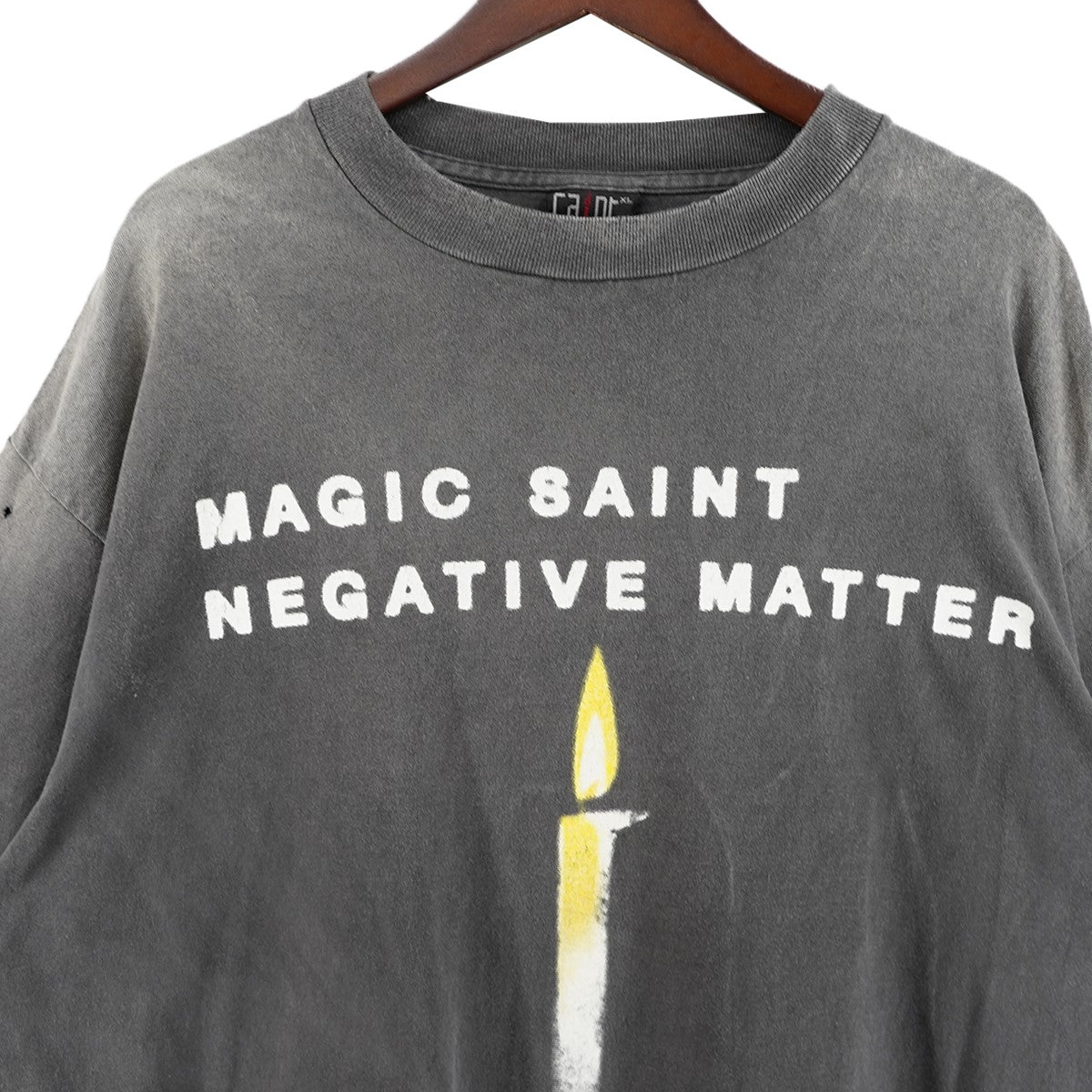 25SS SS TEE CANDLEヴィンテージ ダメージ 加工 キャンドル ロゴ Tシャツ