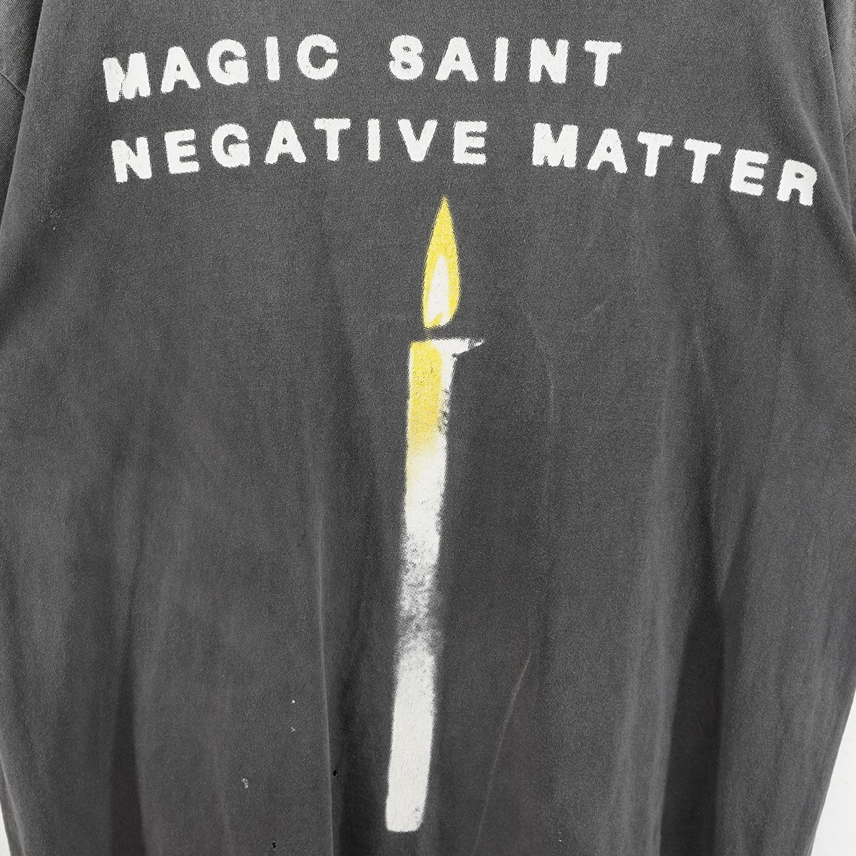 25SS SS TEE CANDLEヴィンテージ ダメージ 加工 キャンドル ロゴ Tシャツ