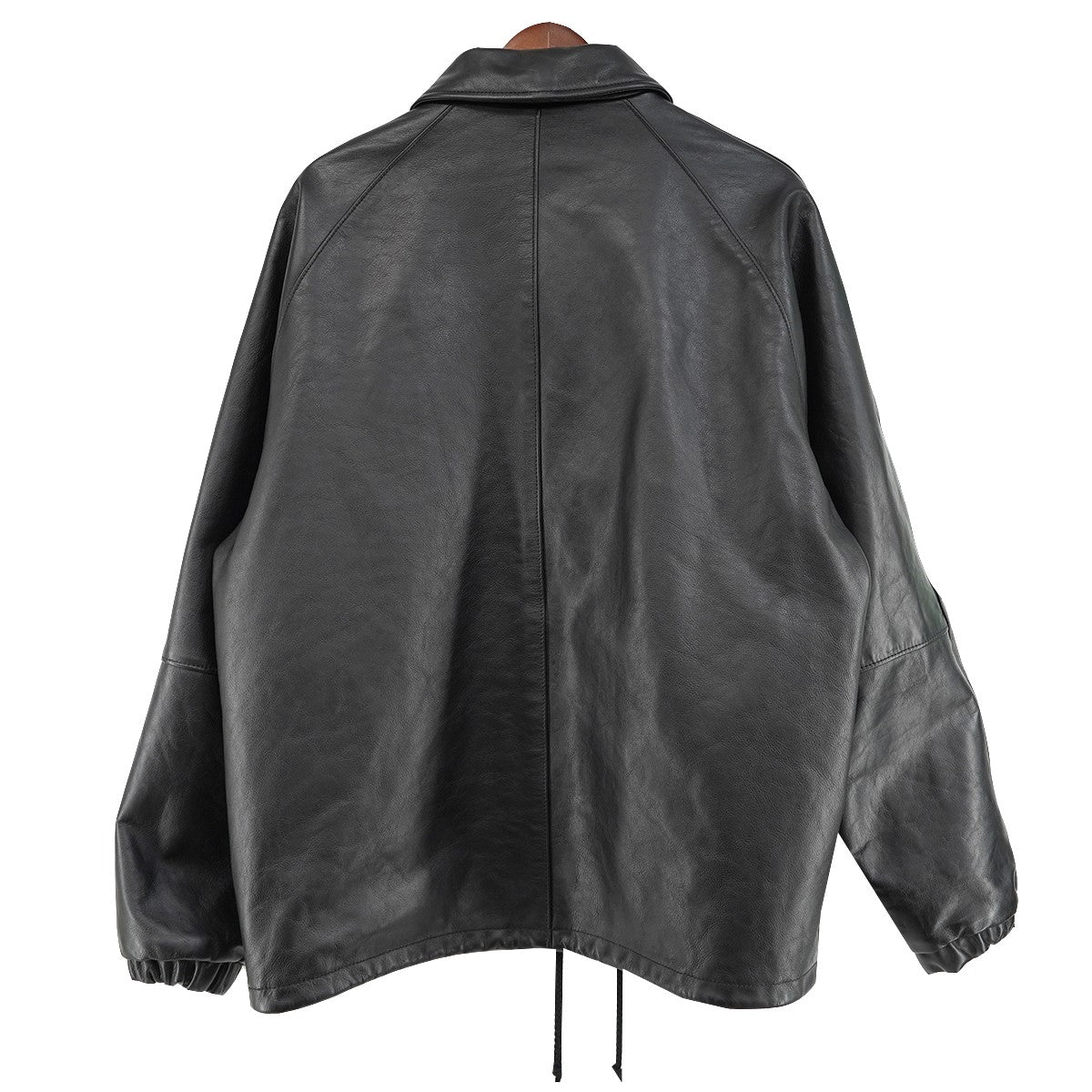 LEATHER COACH JACKET レザー コーチジャケット