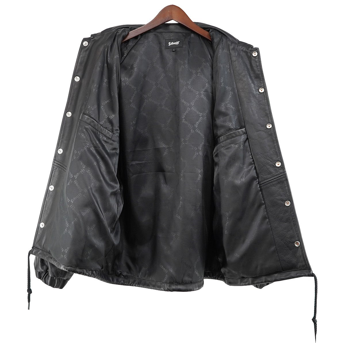 LEATHER COACH JACKET レザー コーチジャケット