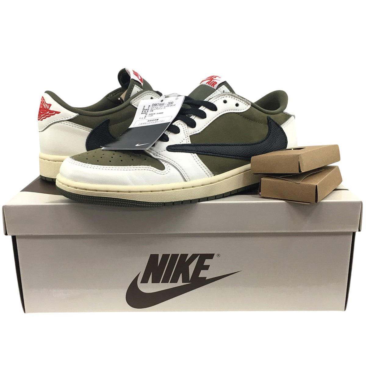 24AW Travis Scott × Nike Air Jordan 1 Low OG SPトラヴィス スコット ナイキ エアジョーダン1 ロー OG SP コラボ スニーカー
