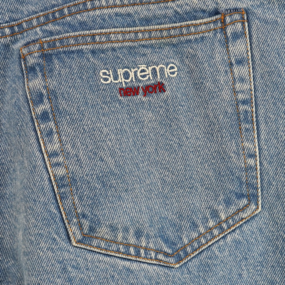 Baggy Jean バギー ジーン バック クラシック ロゴ ワイド デニム パンツ
