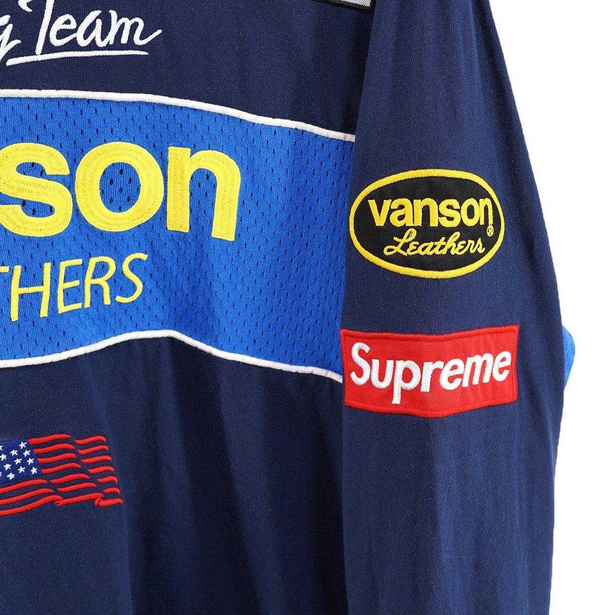 Supreme×VANSON 26SS Vanson Leathers L／S Topロゴ コラボ バンソンレザーズ ロングスリーブトップ 長袖 ロンT Tシャツ 古着・中古-3枚目のアイテム画像