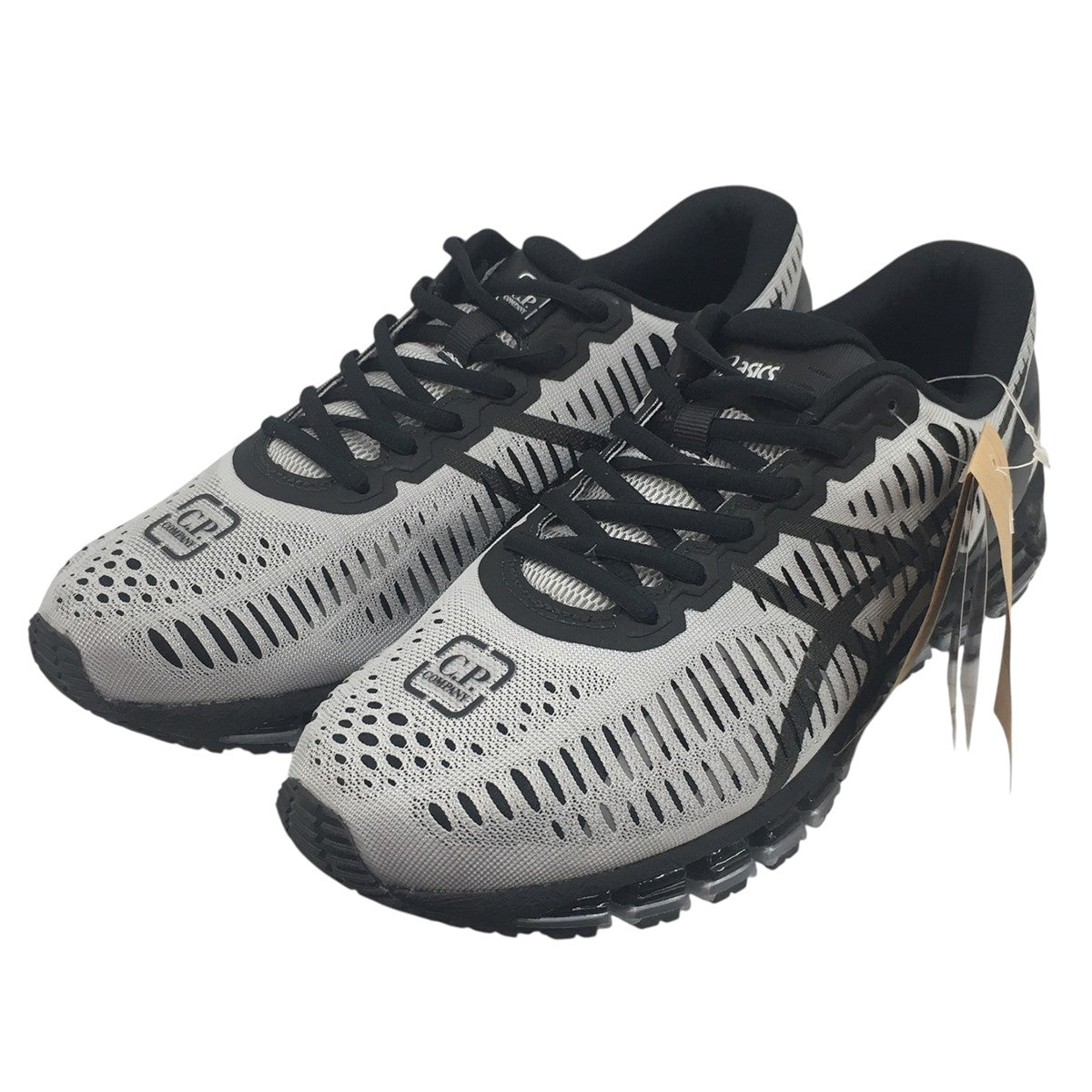C．P COMPANY×asics C．P． Company × Asics Gel-Quantum 360 1 Pure Silver／Caviarアシックス ゲルクォンタム360 1 スニーカー シューズ 靴 古着・中古-2枚目のアイテム画像